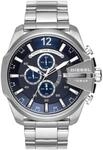 Diesel Herrenuhr Diesel Chief Series, QuarzChronographenwerk, 51 mm silbernes