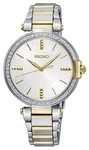 Seiko Quarz Damen-Uhr Edelstahl mit Metallband SRZ516P1