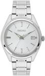 Seiko Quarz Herren-Uhr Edelstahl mit Metallband SUR307P1