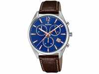 Festina Herren Chronograph Quarz Uhr mit Leder Armband F6860/6