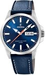 Festina Herren Analog Quarz Uhr mit Leder Armband F20358/3 Festina Herren Analog Quarz Uhr mit Leder Armband F20358/3