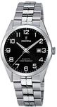 Festina Herren Uhr Analog aus Edelstahl 316L Silber - Quarzwerk - Kalender -
