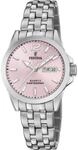 Festina Damenuhr Analog aus Edelstahl 316l Silberfarben | Quarzwerk,