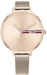 Tommy Hilfiger Analog Quarzuhr f&uuml;r Damen mit Rotgoldfarbenes