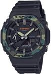 Casio Herren Analog &ndash; Digital Quarz Uhr mit Harz Armband GA-2100SU-1AER