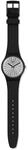 Swatch Damen Analog Schweizer Quarz Uhr mit Silicone Armband SUOB172