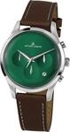Jacques Lemans Unisex-Uhren Analog Quarz One Size Gr&uuml;n 32016515