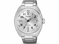 CITIZEN Herren Analog Automatik Uhr mit Edelstahl Armband NJ0100-89A