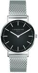 LIEBESKIND Damen Analog Quarz Armbanduhr mit Edelstahlarmband LT-0096-MQ