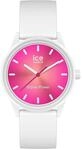 Ice-Watch - ICE solar power Coral reef - Wei&szlig;e Damenuhr mit Silikonarmband - 019031