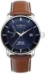 Zeppelin Herrenuhr mit Lederband Serie Atlantic Automatik Power Reserve Datum 8462-3