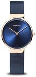 BERING Damen Uhr Quarz Movement - Classic Collection mit Edelstahl und Saphirglas