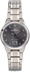 DUGENA Damen-Armbanduhr 4460836 Gent, Funk, Quarz, schwarzes Zifferblatt,