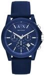 Armani Exchange Watch For Men, Quarz-Chronographenwerk und 44mm Geh&auml;usegr&ouml;&szlig;e mit