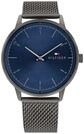 Tommy Hilfiger Analog Quarzuhr f&uuml;r Herren Edelstahl-Mesh Gliederarmband
