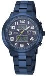 ETT Eco Tech Time Funk Solar Weltzeit Herren Uhr Chronograph mit Edelstahl Armband
