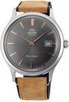 Orient Automatik Herren Armbanduhr aus Edelstahl und Leder in der Farbe