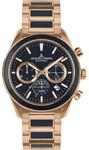 JACQUES LEMANS Herrenuhr, Eco Power Uhren M&auml;nner, Chronograph und Armband aus