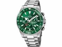 JAGUAR J861/4 Executive Collection Watch 43.5 mm Green with Steel Strap for Men