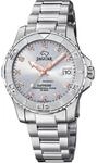 JAGUAR J870/2 Couples Diver Damenuhr, Geh&auml;use aus Edelstahl 316L, silberfarben,
