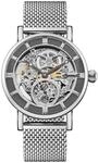 Ingersoll The Herald Herren-Automatikuhr 40 mm mit Skelett-Zifferblatt und