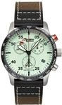 Zeppelin Herrenuhr mit Lederband Serie Eurofighter ETA Quarz Chronograph 10 Bar Datum