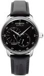 Zeppelin Herrenuhr mit Lederband Serie New Captain&rsquo;s Line Automatik 24 Stunden