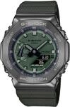 Casio G-Shock gr&uuml;nes Zifferblatt, gr&uuml;nes Harzarmband GM-2100B-3AER