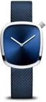 BERING Damen Uhr Quarz Movement - Pebble Collection mit Edelstahl und Saphirglas