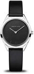 BERING Damen Uhr Quarz Movement - Ultra Slim Collection mit Kalbsleder und Saphirglas