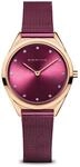 BERING Damen Uhr Quarz Movement - Ultra Slim Collection mit Edelstahl und Saphirglas