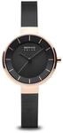 BERING Damen Uhr Solar Movement - Solar Collection mit Edelstahl und Saphirglas