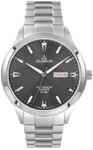 Dugena Herrenuhr mit Edelstahlband Tresor Master Automatik Saphirglas 20 Bar grau