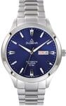 Dugena Herrenuhr mit Edelstahlband Tresor Master Automatik Saphirglas 20 Bar blau