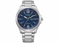 Citizen Herren Analog Solar Uhr mit Edelstahl Armband AW0110-82LE