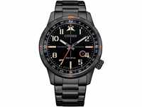 Citizen Herren Analog Solar Uhr mit Edelstahl Armband BM7555-83E