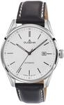 Dugena Herren-Armbanduhr 4461011 Milano, Automatikwerk, wei&szlig;es Zifferblatt,