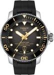 Tissot Herren Analog Automatik Armbanduhr Seastar 2000 Swiss Made