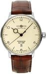 Zeppelin 8042-5 LZ129 Hindenburg Herrenuhr Edelstahl silberfarben Lederband Swiss