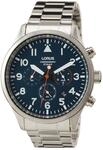 Lorus Herren-Uhr Chronograph Quarz Edelstahl mit Metallband RT365JX9