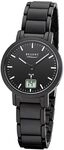 Regent Damenuhr Funkuhr Saphire Glas Edelstahl IPB Black IP FR-266