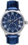 Carl von Zeyten Herren Analog Automatik Uhr mit Leder Armband CVZ0082BLS