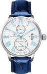 Carl von Zeyten M&uuml;nstertal Automatik Herren Armbanduhr aus Edelstahl und Leder in