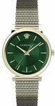 Versace - Unisex-Armbanduhr Quarz Mode Armband und Geh&auml;use aus Edelstahl Farbe...