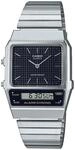 Casio Qd Black CINT Silver Bracelet 40.7 Herrenuhr, Quarz, Quarz &ndash;...