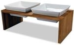 REPLUS Futterstation Meshidai True - Doppelnapf - XS