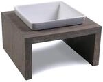 Replus | Futterstation Meshidai Einzelnapf in Schiefer | Gr. M, 1 x 0,9 l