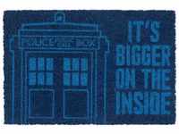 Doctor Who Fußmatte Tardis multicolor, bedruckt, aus Kokosfaser, Unterseite...