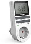 ANSMANN Zeitschaltuhr, Steckdose, digital mit 10 Schaltzeiten, LCD-Display,