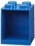 Room Copenhagen LEGO-Bausteinregal mit 4 Kn&ouml;pfen, Blau, one size